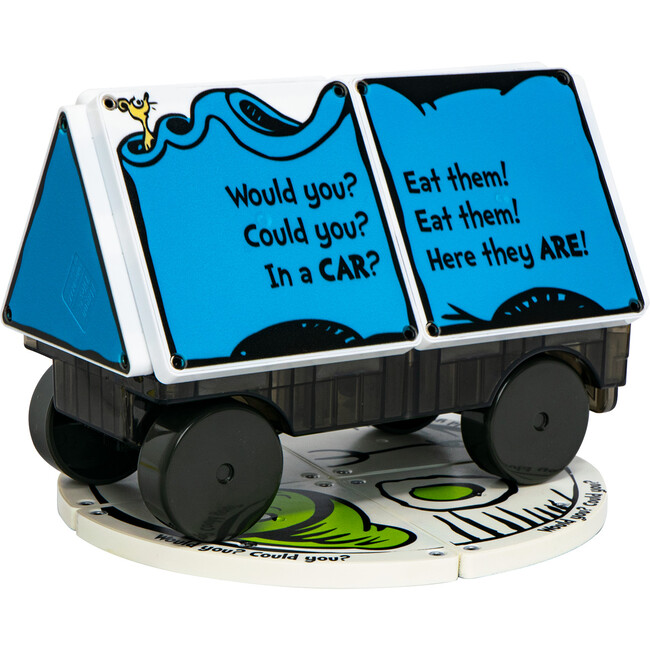Dr. Seuss Green Eggs and Ham Magna-Tiles Structure Set - Magnetic Tiles - 5