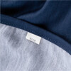 Blanket, Navy Merino Wool - Blankets - 2