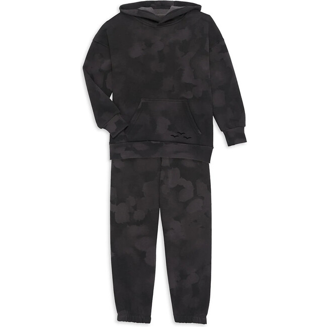 The Niki & Cooper Fleece Set, Black Sponge