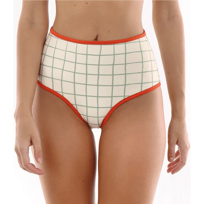 Women's Maria Sicilia Reversible High Waist Bottom, Orange