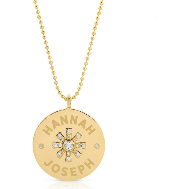 Women's Monogrammable You Are My Sunshine Necklace