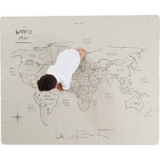 Midi + Mat, World Map - Playmats - 5