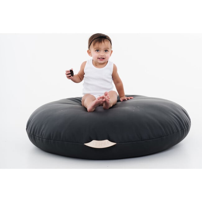 Circle Floor Cushion, Raven - Kids Seating - 5