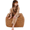 Square Pouf, Leopard - Kids Seating - 1 - thumbnail