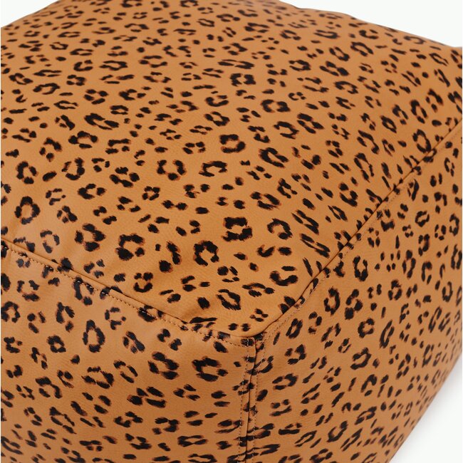 Square Pouf, Leopard - Kids Seating - 2