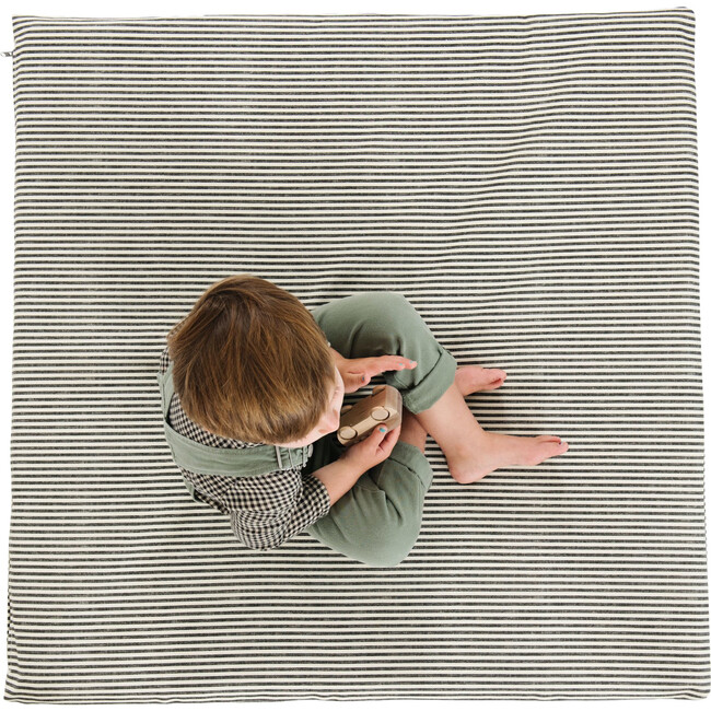 Padded Mini Mat, Stone Stripe - Playmats - 1