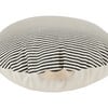 Mini Circle Floor Cushion, Stone Stripe - Kids Seating - 1 - thumbnail