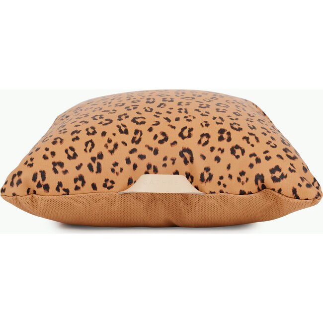 Square Mini Floor Cushion, Leopard