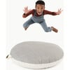 Circle Floor Cushion, Stone Stripe - Kids Seating - 2