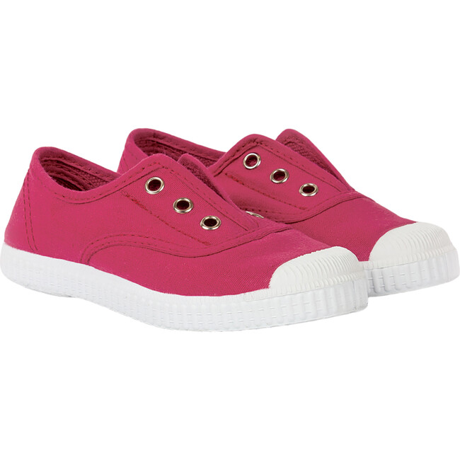 Plum Canvas Sneakers, Berry