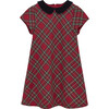 Madeline Tartan Dress, Red Tartan - Dresses - 1 - thumbnail