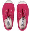 Plum Canvas Sneakers, Berry - Sneakers - 3 - thumbnail