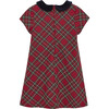 Madeline Tartan Dress, Red Tartan - Dresses - 2