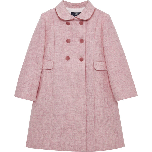 Classic Coat, Pale Pink - Trotters London Exclusives | Maisonette