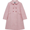 Classic Coat, Pale Pink - Coats - 1 - thumbnail