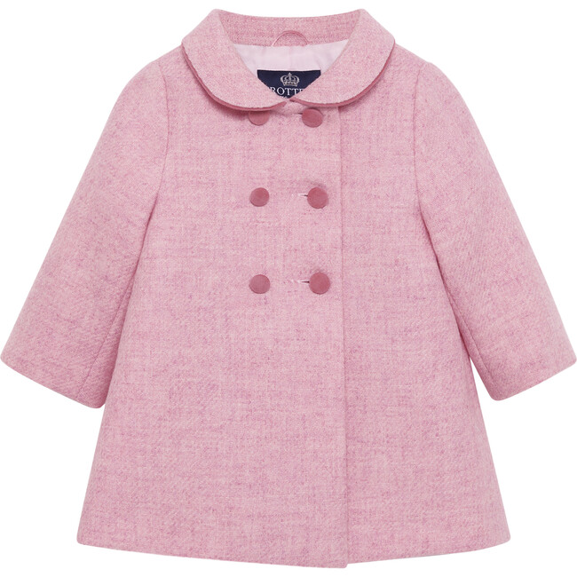 Baby Classic Coat, Pale Pink - Trotters London Exclusives | Maisonette