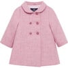 Baby Classic Coat, Pale Pink - Coats - 1 - thumbnail