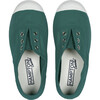Plum Canvas Sneakers, Forest Green - Sneakers - 2