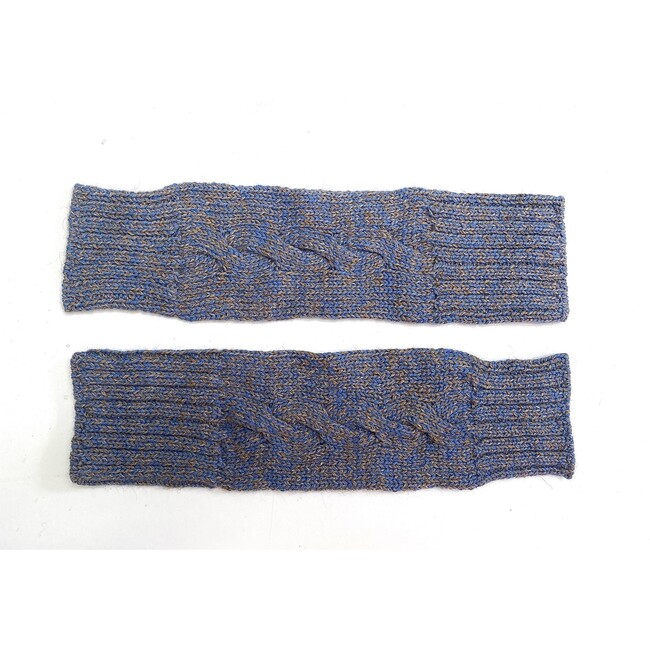 Heathered Leg Warmer, Blue