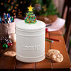 Lit Nostalgic Tree Cookie Jar, White - Accents - 2