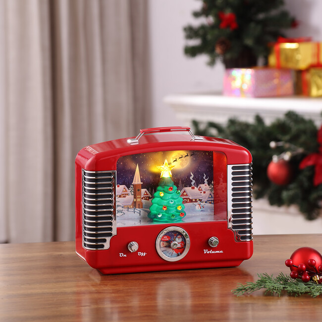 Lighted Holiday Radio