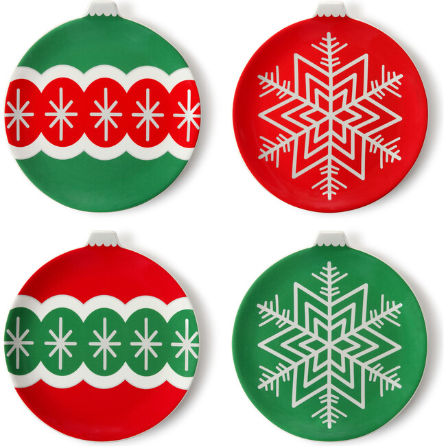 8" Ornament Plates, Set 4 - Tabletop Decor - 1