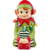 12" Lit Nostalgic Ceramic Figure, Elf - Accents - 1 - thumbnail