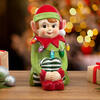 12" Lit Nostalgic Ceramic Figure, Elf - Accents - 2