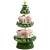 Nostalgic Tree Tiered Plate, Green - Tabletop Decor - 5