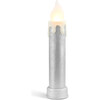 Candle Blow Mold, Silver Glitter - Outdoor Decor - 1 - thumbnail