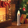 Candle Blow Mold, Silver Glitter - Outdoor Decor - 2