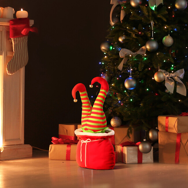 Mini Animated Christmas Kickers, Elf - Accents - 2