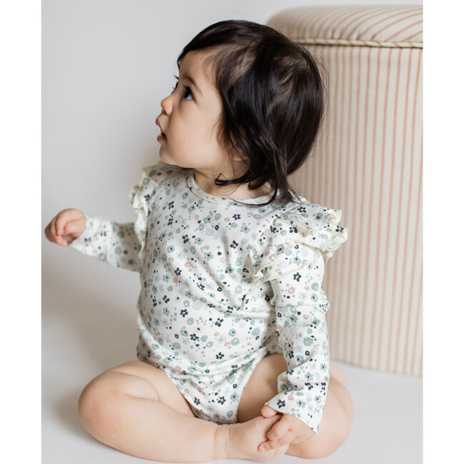 Bluebells One-Piece, Blue Floral