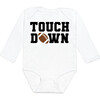 Touchdown L/S Bodysuit, White - Shirts - 1 - thumbnail