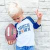 Touchdown L/S Bodysuit, White - Shirts - 2
