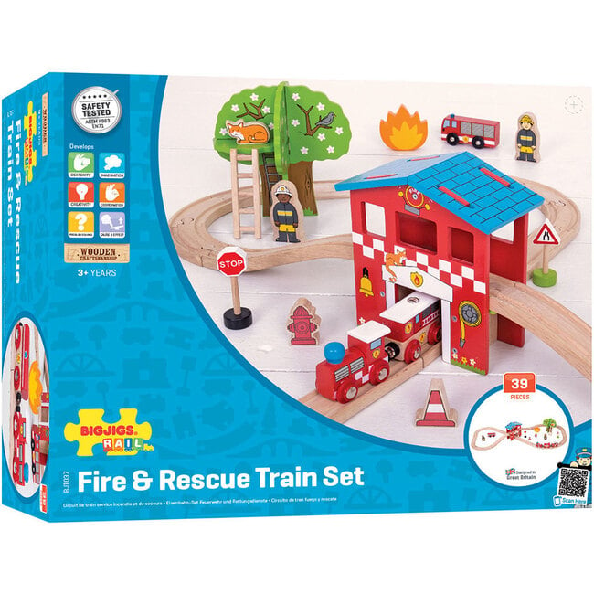 Fire Station Train Set - Transportation - 2