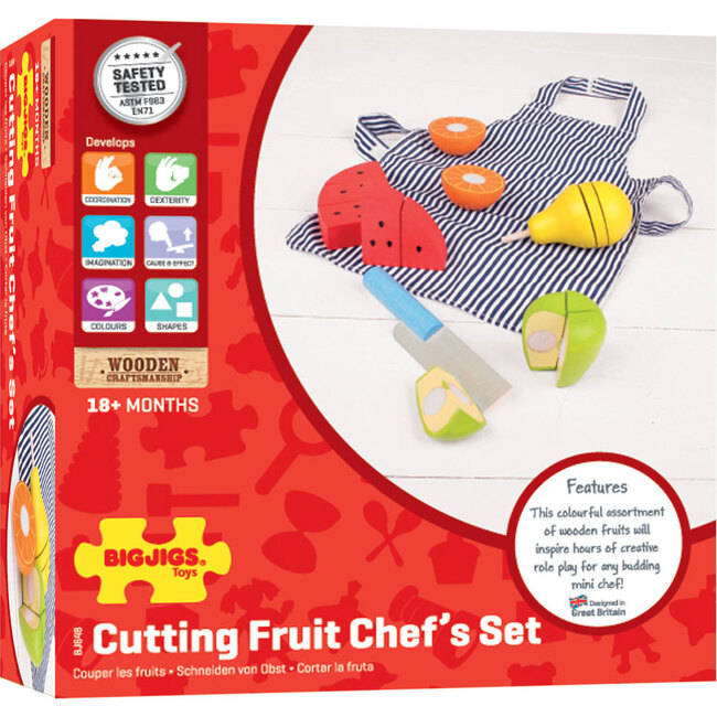 Cutting Fruit Chef Set - Play Food - 2