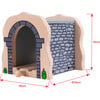 Brick Tunnel, Gray Stone - Transportation - 4