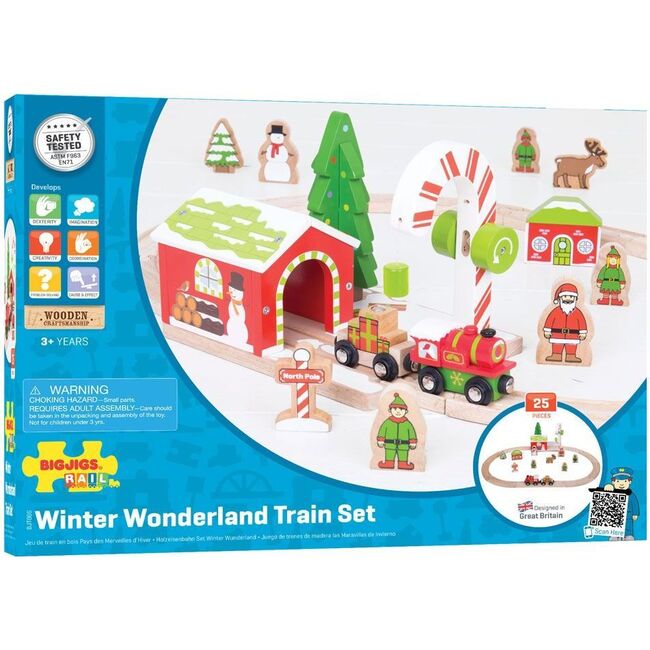 Winter Wonderland Train Set - Bigjigs Toys Vehicles & Trains | Maisonette