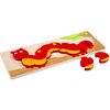 Caterpillar Number Puzzle - Wooden Puzzles - 1 - thumbnail