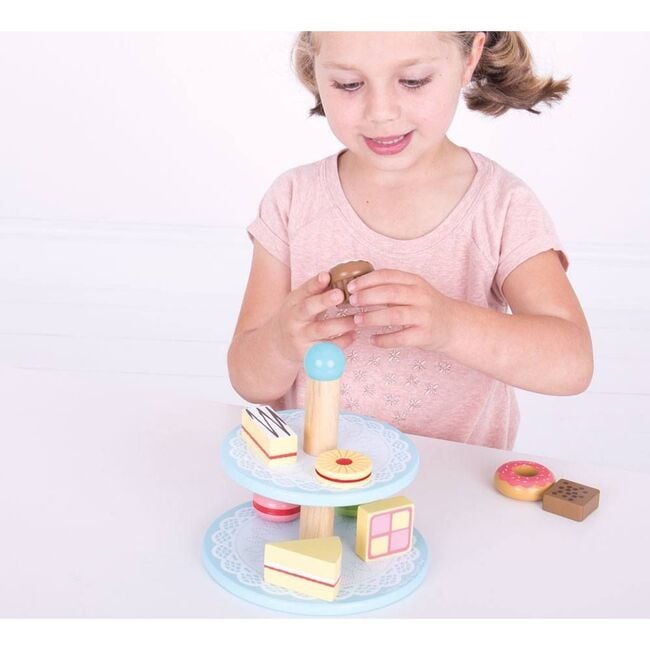 Cake Stand with 9 Cakes - Play Food - 3