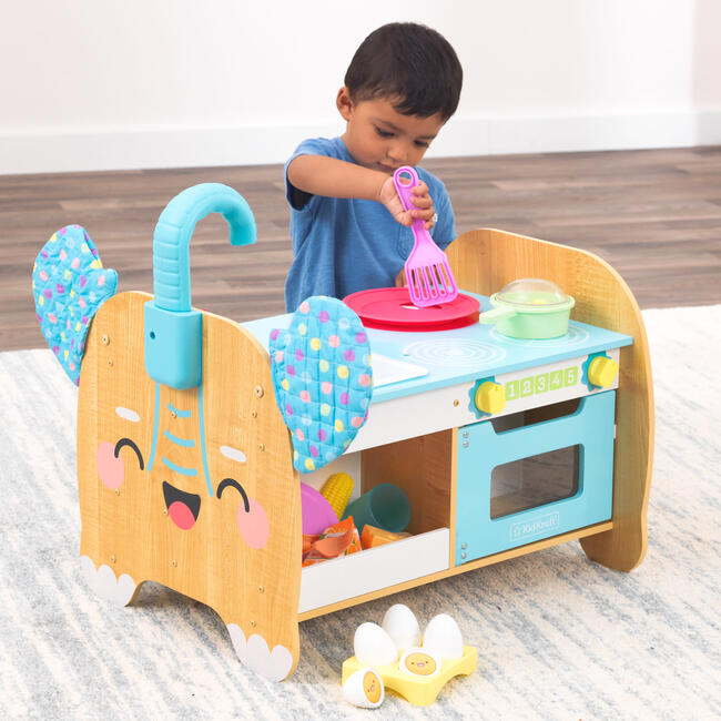 Foody Friends: Cooking Fun Elephant Activity Center - Play Kitchens - 3