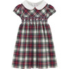 Charlotte Smocked Dress Short Sleeve, Navy - Dresses - 1 - thumbnail