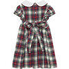Charlotte Smocked Dress Short Sleeve, Navy - Dresses - 2