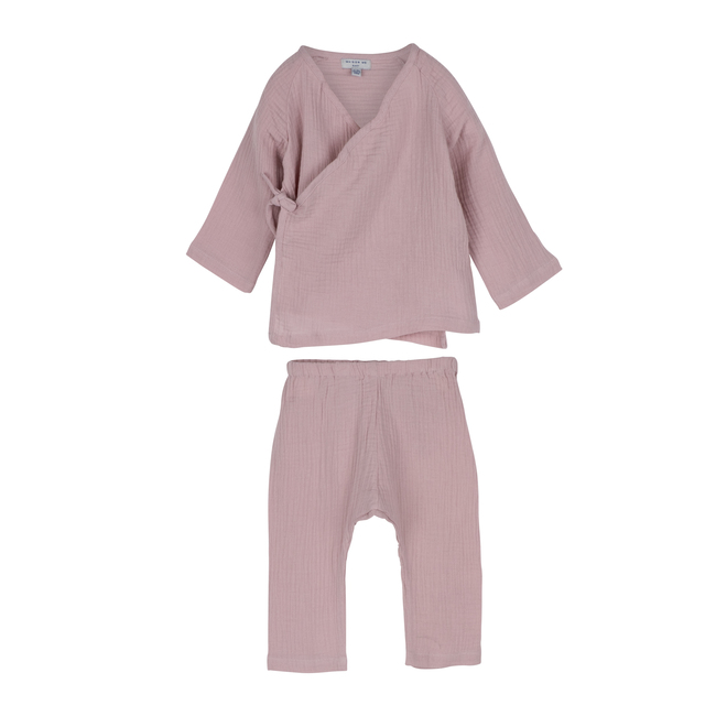 Baby Jaden Kimono Set, Lavender - Mixed Apparel Set - 1
