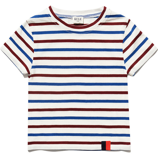 The Kid's Charley, Cream/Wine/True Blue - Shirts - 1