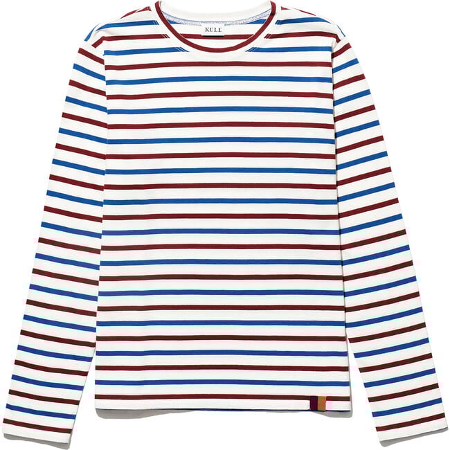 The Women's Modern Long, Cream/Wine/True Blue - Shirts - 1