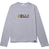 The Women's Modern Long HELLO, Heather Grey - Shirts - 1 - thumbnail