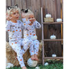 Halloween Pumpkins Pajama Set, Orange - Pajamas - 3 - thumbnail