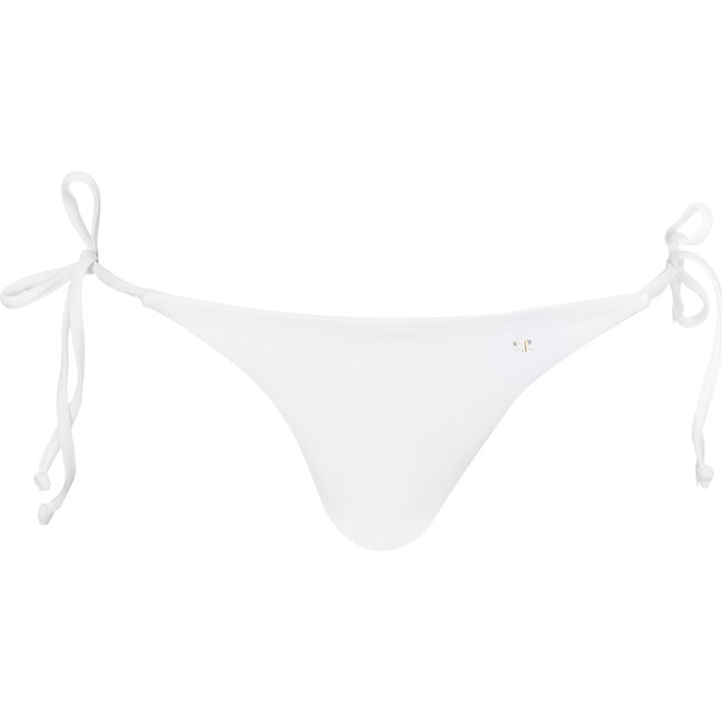 Women's Nina String Bikini Bottom, White - Two Pieces - 1 - zoom